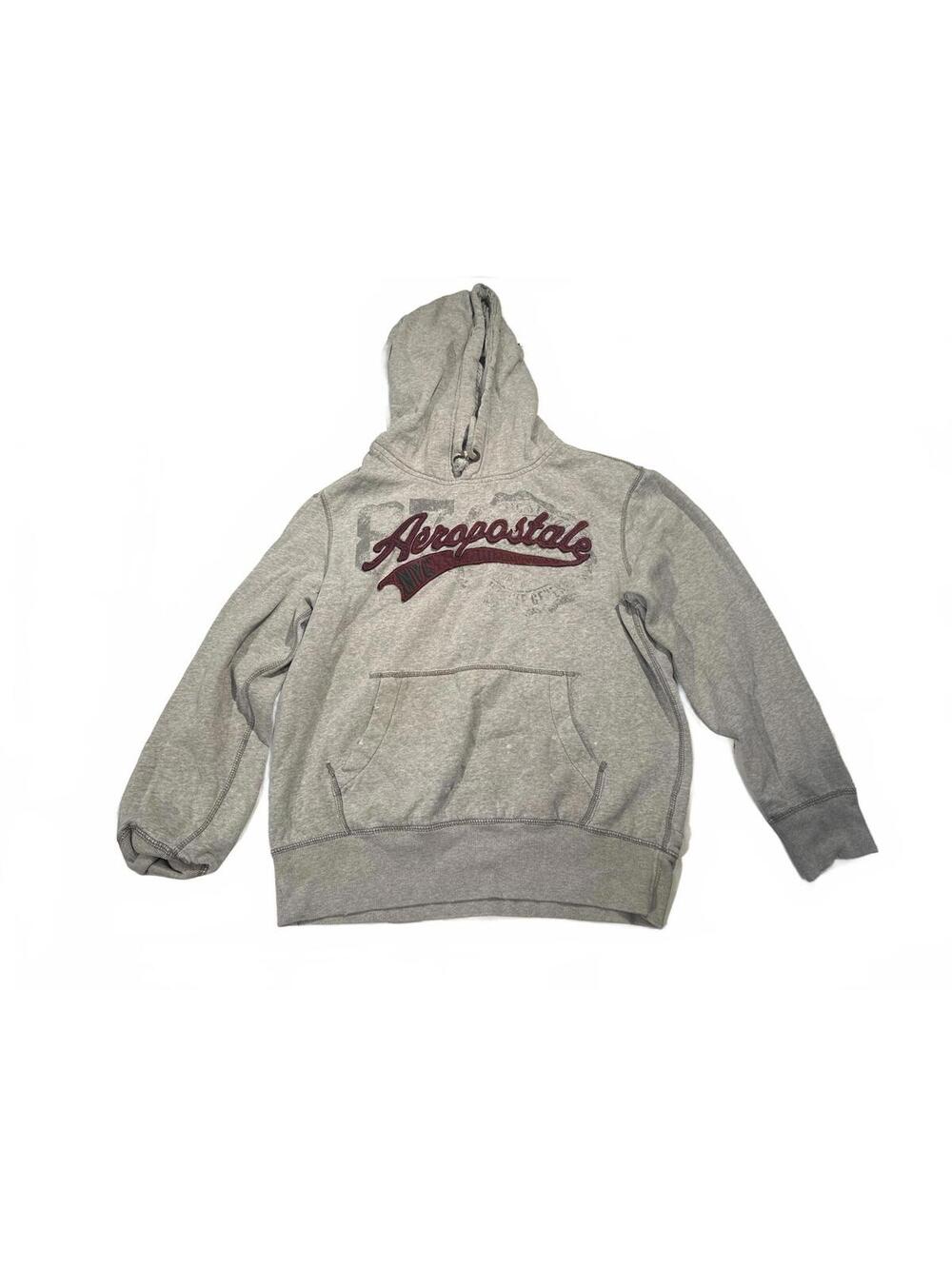 Aeropostale Women's Grey Medium Pullover Hoodie